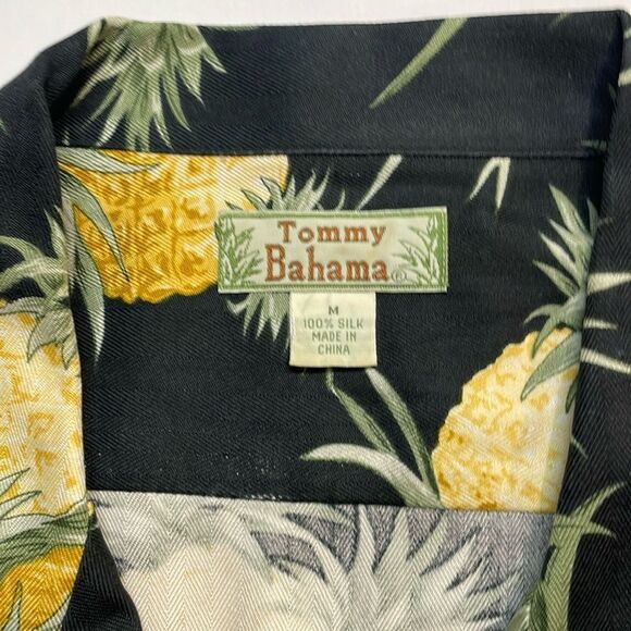 Tommy Bahama Womens Vibrant Silk Tropical Pineapple Print Blouse Sz M - Picture 5 of 8